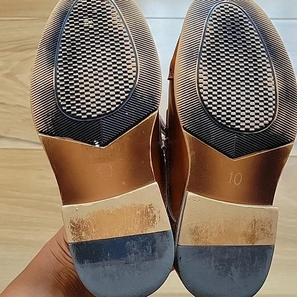*3/$15* Bruno Marc Brown Boys Dress Shoes Size 10 - Picture 4 of 10